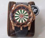 ZF Factory Roger Dubuis Knights Of The Round Table Replica Rose Gold Watch 45mm